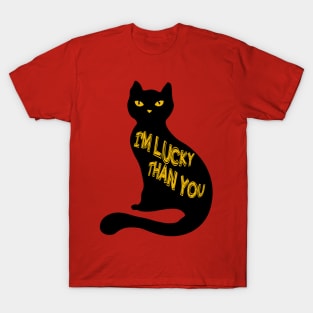 Black Cats Are Not Bad Luck T-Shirt